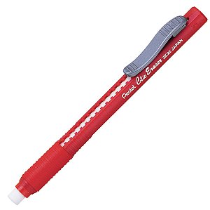 Caneta Borracha Retrátil Pentel Clic Eraser Vermelha