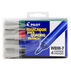 Caneta Marcador Para Quadro Branco Pilot 4 Cores