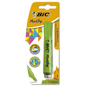 Caneta Marca Texto Bic Marking Verde Fluorescente 1.4-5.0mm