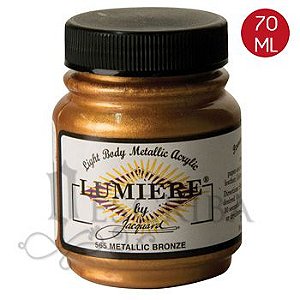 Tinta Para Caligrafia e Pintura - Várias Superfícies  - Lumiere - Bronze Metálico 565 - 70ml