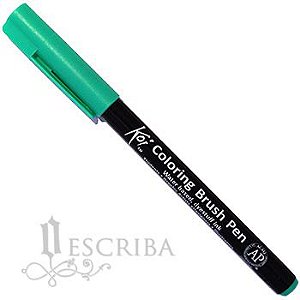 Caneta Pincel Koi Coloring Brush Pen Sakura - Azul Verde Claro XBR#28