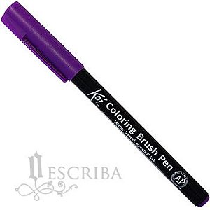 Caneta Pincel Koi Coloring Brush Pen Sakura - Vinho - XBR#223