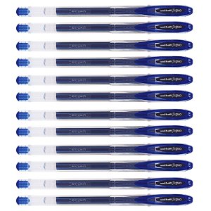 Caneta Gel Uni Signo Neo Azul 0.7mm 12 Unidades