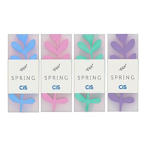 Borracha Cis Spring Cores Pastel 4 Unidades