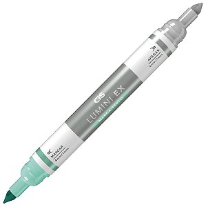Caneta Marca Texto Cis Lumini Ex Apagável Verde Pastel