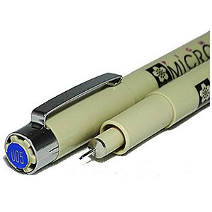 Caneta Nanquim Sakura Pigma Micron 005 Azul