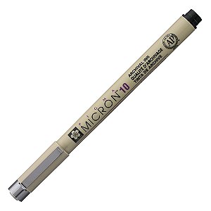 Caneta Nanquim Sakura Pigma Micron 10 Preta