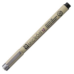 Caneta Nanquim Sakura Pigma Micron 12 Preta
