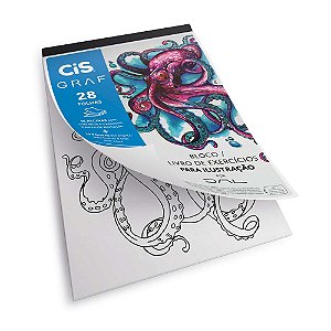 Bloco Livro De Exercícios Para Ilustração Cis