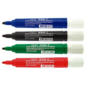 Caneta Marcador Para Quadro Branco Pilot WBM-7 Várias Cores