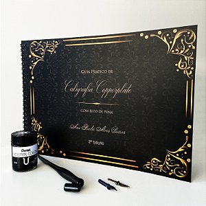 Kit Básico Para Caligrafia Copperplate Com Guia Prático