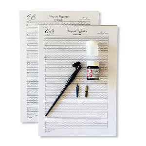 Kit Para E-Book Copperplate Passo a Passo - Hotmart