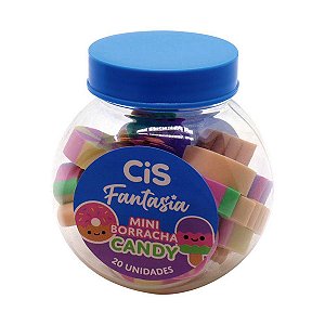 Borracha Cis Fantasia Candy Mini Pote C/20 Docinhos