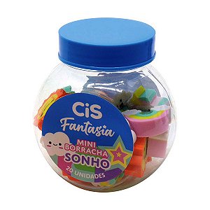Borracha Cis Fantasia Sonhos Mini Pote C/20 Unidades