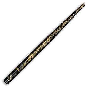 Cabo Reto Para Caligrafia Preto e Dourado Marmorizado Manuscript
