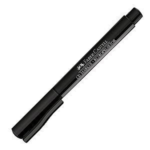 Caneta Marcador Retroprojetor Faber-Castell Preta 1.0mm