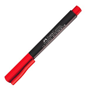 Caneta Marcador Retroprojetor Faber-Castell Vermelha 1.0mm