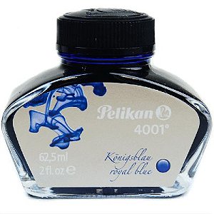 Tinta Para Caneta Tinteiro Pelikan 4001 Azul Royal 62,5ml