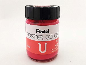 Tinta Guache Para Caligrafia e Desenho Pentel Poster Color Rosa Primavera 66 - 30ml