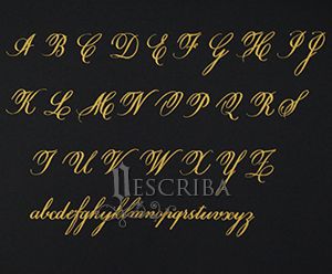 Manuscrito - Alfabeto Copperplate - A03