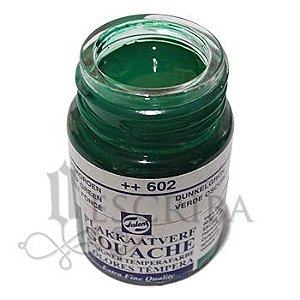 Tinta Guache Para Caligrafia - Talens Verde Escuro 602 - 16ml