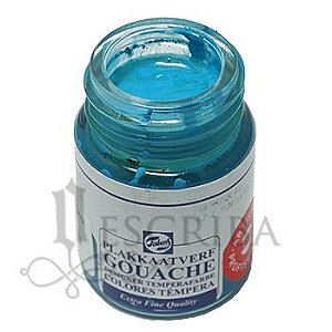 Tinta Guache Para Caligrafia - Talens Azul Turquesa 522 - 16ml