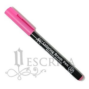 Caneta Pincel Koi Coloring Brush Pen Sakura - Rosa Magenta XBR#421