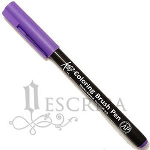 Caneta Pincel Koi Coloring Brush Pen Sakura - Roxo Claro XBR#224