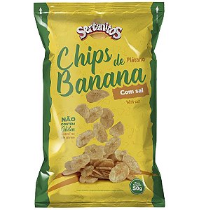 Sertanitos Chips de Banana com Sal 50g