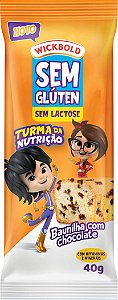 Mini Bolo Wickbold Sem Glúten Baunilha com Chocolate 40g
