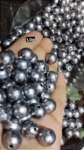 Chumbada redonda (Bola) 10g  - kit 0,500kg