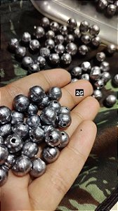 Chumbada redonda (Bola) 35g  - kit 0,500kg