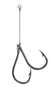 Anzol chinu 8 Duplo Rigido - 10 pcs  encastoado