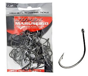 Anzol Marine Sports Pacote - Super Maruseigo Black Nº 16 C/ 50pcs