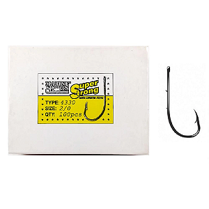 Caixa de Anzol Super Strong - 4330 Marine Sports n 4/0- c/ 100pcs