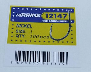 Caixa de Anzol Marine - 12147 N 1 c/100pcs