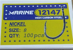 Caixa de Anzol Marine - 12147 N 8 c/100pcs