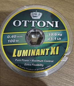 Linha Monofilamento OTTONI - Luminant X1 n 0.40mm 100M