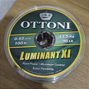 Linha Monofilamento OTTONI - Luminant X1 n 0.60mm 100M