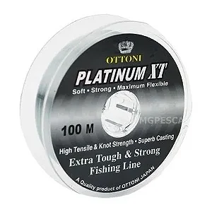 Linha Monofilamento OTTONI - Platinum XT Nº 0.45 100m