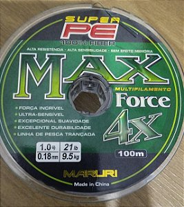 Linha Multif. MAX Force Super PE - 30mm 100M
