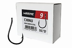 Caixa de Anzol preto Chinu Nº 9