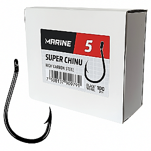 Caixa de Anzol preto Super Chinu Nº 5 - Marine