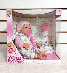 Boneca Bebê Newborn Soninho