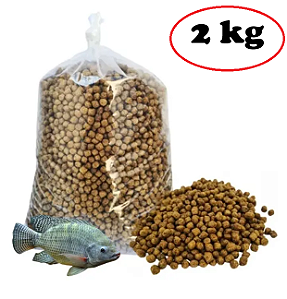 Ração para Peixe 22% Engorda 8 a 10mm - Pacote 2kg