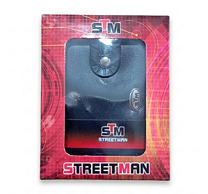 Carteira Masculina Streetman 10x12cm Preta