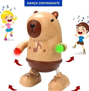 Capivara Dançante Luzes e Música