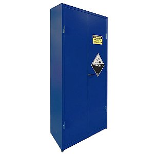 ARMÁRIO CORTA FOGO IRON - STANDARD - AZUL - PARA ÁCIDOS E CORROSIVOS 200X100X45