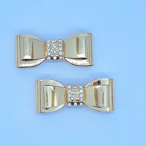 Cabedal Lateral Laço - Dourado