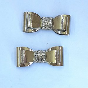 Cabedal Lateral Laço Prata